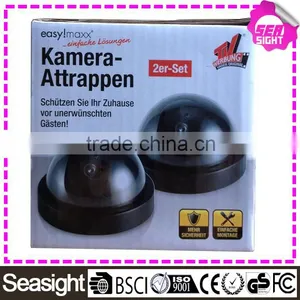 Dummy Security Camera Indoor Outdoor Realistic Looking Dome Fake CCTV Security Camera Quality Choice thumbnail-6