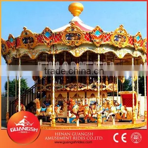 So Amazing! Luxury Playground Merry go Round Horses Rides for Sale With LED Lights thumbnail-1