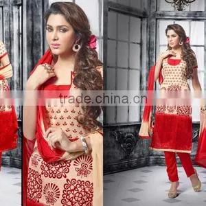 FLORAL PRINT SALWAR KAMEEZ thumbnail-3