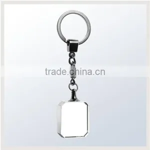 Crystal Optional Shaped Blank Keychains Led Light for Customized Gifts thumbnail-1