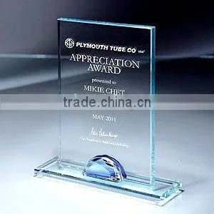 Cheap Rectangle Shape Glass Corporate Awards Souvenir thumbnail-1