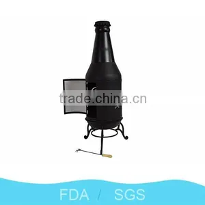 NengFeng Hot Selling Fire Pit With Chimney Large Heavy Fire Pit Garden Fire Pit Wood Burning Fire Pit thumbnail-2