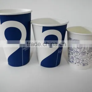 New Product Hot and Cold Paper Glasses With Cover and Lid thumbnail-3