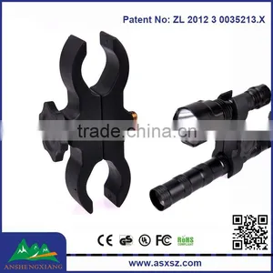 2x25mm Wholesale Hunting Torch Light Flashlight Gun Mount thumbnail-1