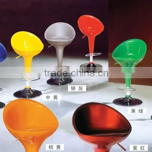 Factory Cheap Price ABS Plastic Bar Chair With Pedal YC077 thumbnail-1