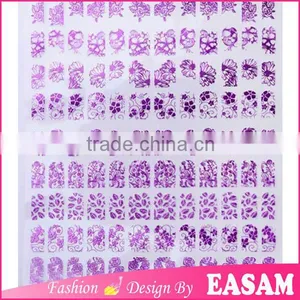 JYSJ Purple Nail Art 3D Sticker With 108 Pcs Can Use thumbnail-1