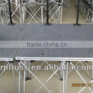 Portable Intelligent Aluminum Stage With Portable Risers thumbnail-2