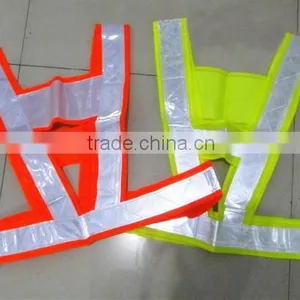 HIgh Visibility Strap Reflective Belt Vest Safety Vest For Roadaway Drivers In Neon Colors In Stock For Wholesale thumbnail-1