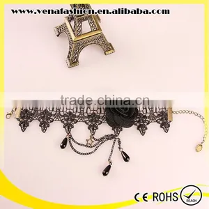 Black Rose Lace Girls Fashion New Design Anklet thumbnail-5