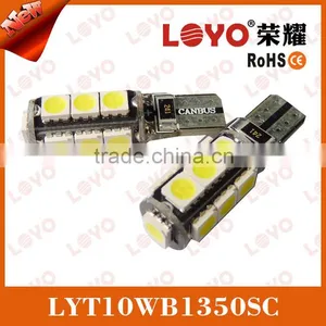 12V T10 Super Bright Canbus 13*5050SMD Car LED Light thumbnail-1