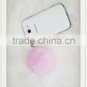 New Design Rabbit Fur Key Chain so Fashion thumbnail-6