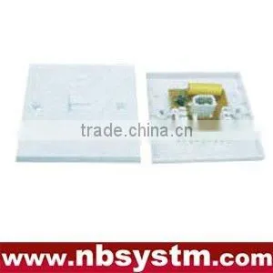 Face Plate 1 Port, UK Socket, Size:86x86mm thumbnail-1
