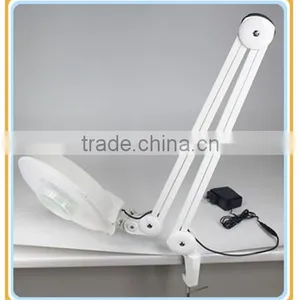 Super-Bright Desktop Round C-Clamp Illuminated LED Skin Analyser Magnifying Lamp Quality Choice 10x thumbnail-1