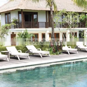 Synthetic Rattan Outdoor Sunbed Furniture- Wicker Rattan Sunbed Furniture - Poly Rattan Sun Lounger Furniture thumbnail-4
