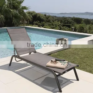 Outdoor Beach Swimming Pool Lounge Chair With Footrest thumbnail-6