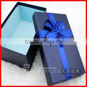 Black Fancy Fashion Silk Luxury Neck Bow Tie Packaging Gift Boxes Wholesale thumbnail-1