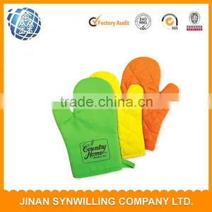 LOGO Printed Double Cotton Oven Mitt Print Souvenir Heated Gloves thumbnail-1