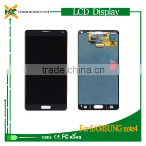 100% Warranty Mobile Phone Touch Screen Digitizer LCD for Galaxy Note 4 N9100 Lcd thumbnail-1