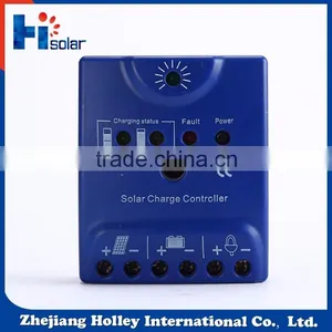 High Quality Connect Battery and Solar Panel 10a China PWM Solar Charge Controller 12 / 24V thumbnail-1