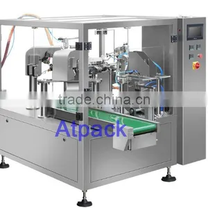 Hand Sanitizer Pre-made Pouch Filling and Sealing Machine thumbnail-1