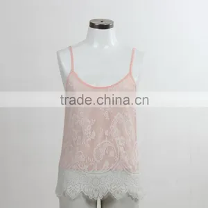 F5S15298 Printing Lace Sexy Camisole for Woman thumbnail-1