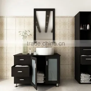 Wholesale Solid Wood Bathroom Furniture Vanity for North American thumbnail-2