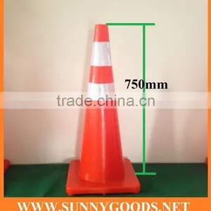 PVC 750mm Reflective Traffic Road Cone thumbnail-1