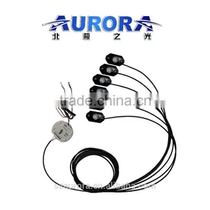 AURORA RGB Rock Lights With Electrical Wiring Controller Box thumbnail-2