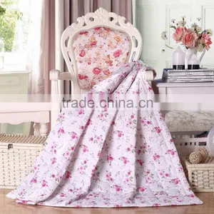 Luxury Wholesale Cheap Festival Flower Printed Chinese Silk Duvet Covers Sets 240x260 thumbnail-1