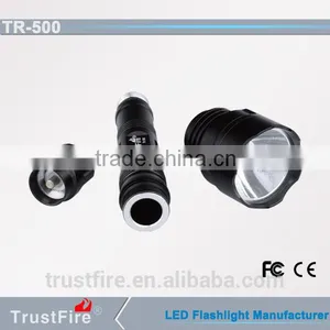 TrustFire 500lm TR-500 One XML-T6 Police Security Flashlight With 18650 Battery thumbnail-4