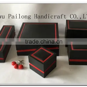 China Factory Wholesale Plastic Material Jewelry Box Custom Packaging Box for Necklace, Earring,bracelet and Ring thumbnail-1