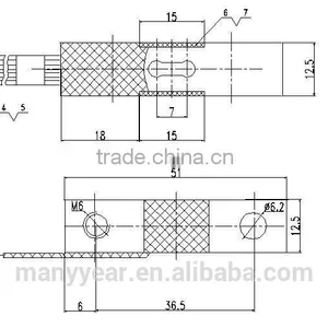 Handle Scale Load Cell, Kitchen Scale Load Cell thumbnail-2