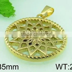 Best Seller Pendant 18ct Gold Pendants Women Simple Design Jewelry thumbnail-1