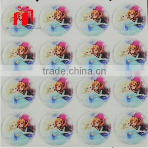 Lovely Butterfly Shaped Puffy and Customer Epoxy Sticker for Kids thumbnail-1