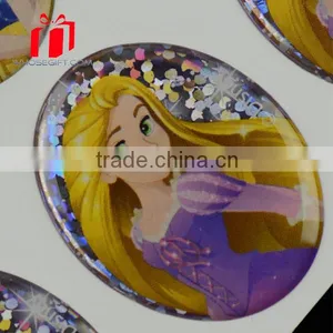 Printing Epoxy Sticker, Rhinestone Transparent Epoxy Sticker, Hot Stamp Epoxy Sticker thumbnail-1