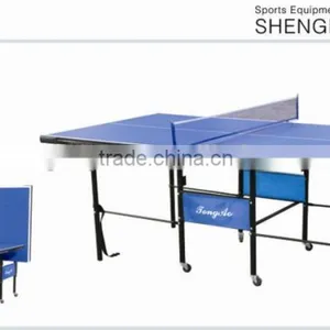 Portable Tables for Playing Table Tennis Waterprroof Ping Pong Table thumbnail-1