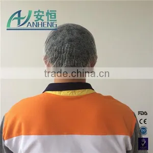 Head Protection Nonwoven Hair Nets Single / Double Elastic thumbnail-1