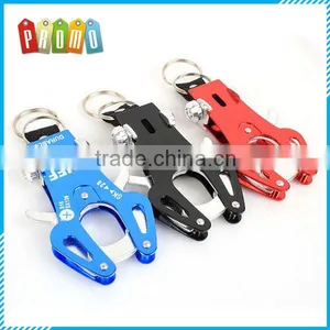 Wholesale Aluminum Alloy Tiger Mountaineering Buckle Keychain Travel Kettle Buckle thumbnail-1