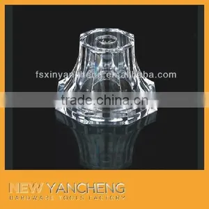 Plastic Crystal Desk Accessories for Glass Coffee Table Leg thumbnail-1