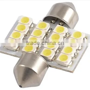 RV LED Light Interior Lamp White 32mm 1210 16 SMD Car Interior Dome Festoon LED Light DC 12V Bulb Lamp thumbnail-1