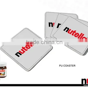 Good Quality PU Coaster, 4 Pcs Coaster Set, Leather Coaster thumbnail-1
