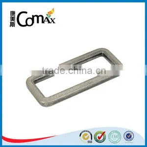 Nickle Metal Bag Hardware Square Ring thumbnail-2