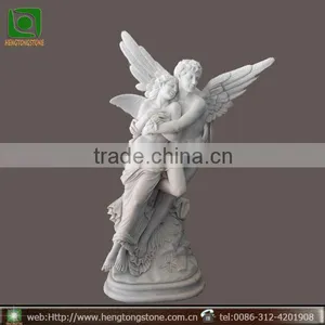 Large White Marble Angel Statue thumbnail-1