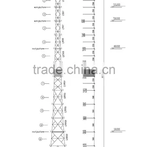 Triangular Lattice Galvanized Steel Tower thumbnail-1