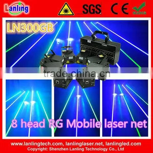 LN300GB 1400mW GB 8-Head Mobile Fat-Beam Laser Net thumbnail-1