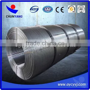 Anyang Cored Wire Supplier Provide Steel Pallet With Iron Cage Packing thumbnail-4