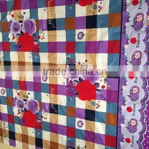 100% Brushed Polyester Printed Fabric for Making Bed Sheets thumbnail-1