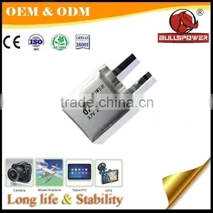 China Manufacturer 071235 3.7v 240mah Lithium Polymer Battery thumbnail-1