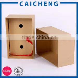 Hot Sale High-end Handmade Rectangle Kraft Gift Box for Electronics thumbnail-3