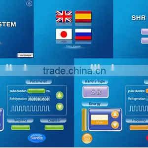 Electronic Pulse Massager Face Machine for Permanent Hair Remove Machine / Ipl Alex Laser Shr Hair Removal thumbnail-4